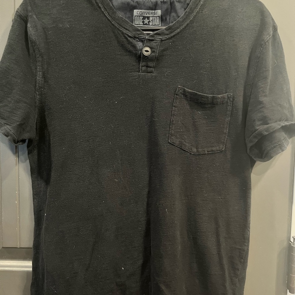 Converse Black Short Sleeve Men's Tee